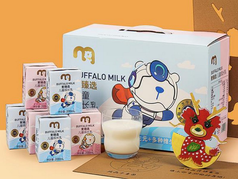 麦臻选儿童成长乳包装， 创意与环保的碰撞